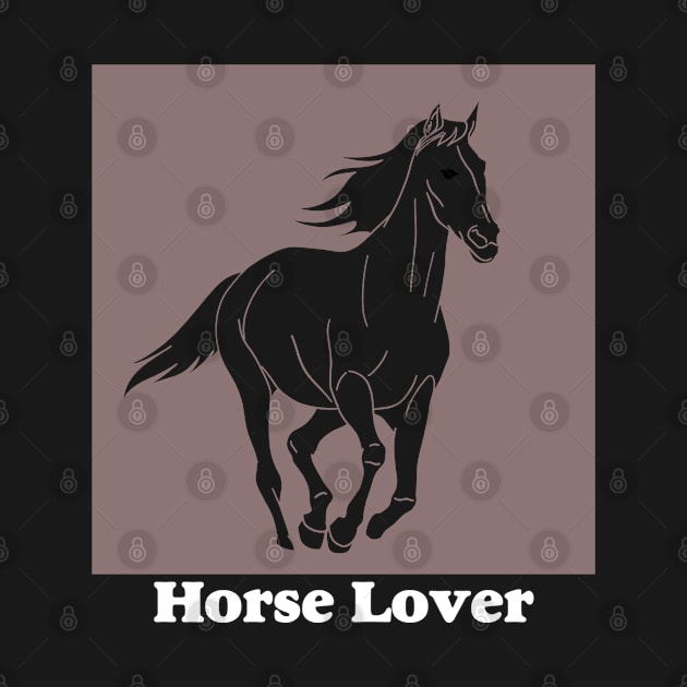 Horse Lover Silhouette by RKP'sTees