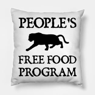 People's Free Food Program Pillow