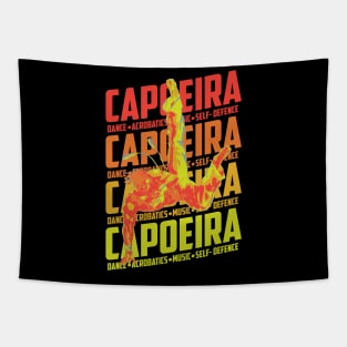 Brazilian Capoeira Dance Self-Defence Sports Tapestry