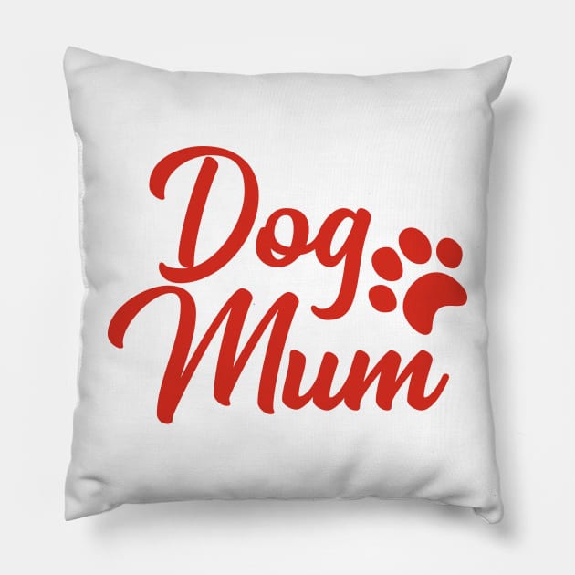 Dog Mum Pillow by TheArtism