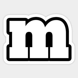 Letter M Stickers Teepublic