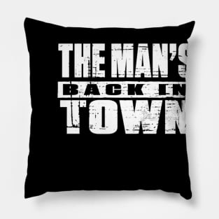 Becky Lynch The Man's Back In Town Pillow