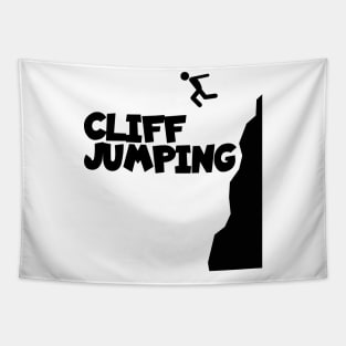 Cliff jumping Tapestry