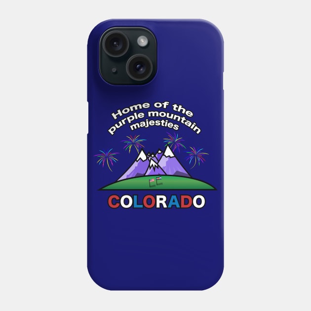 Colorado Purple Mountain Majesties Phone Case by Statewear