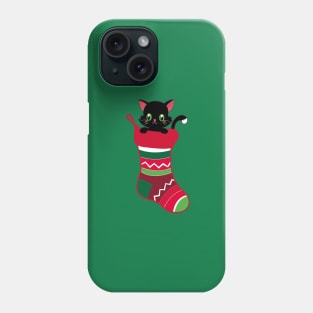 Cute Kitten Christmas Stocking Stuffers Cat Gift Shirt for Cat Lovers Phone Case