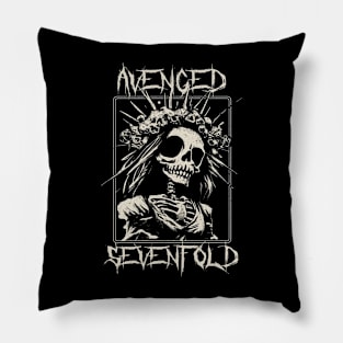 avenged bride skeleton Pillow