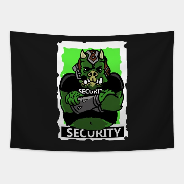 Security Guard company Tapestry by Undeadredneck