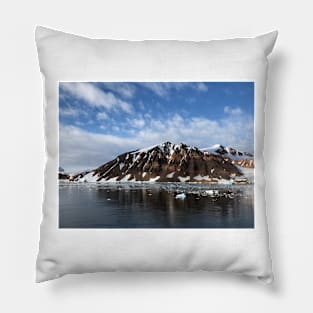 View from Red Rock Ridge, Antarctica Pillow