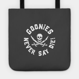 the goonies never say die merchandise Tote