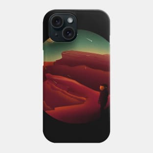 Astronaut in mars Phone Case