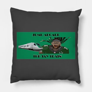 The Jay Train Pillow