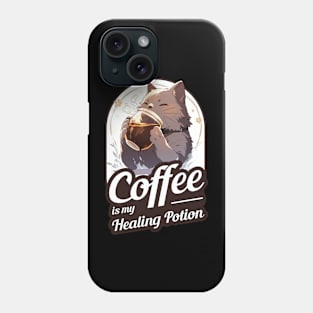 Cute Cat Coffee Design Phone Case