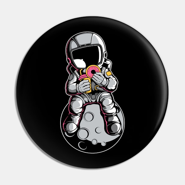 Astronaut Donuts Pin by ArtisticParadigms