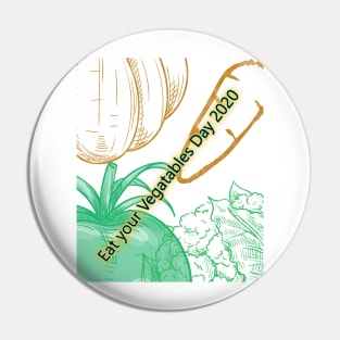 eat your vegetables day 2020 Pin