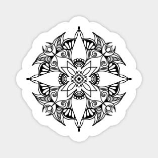 Mandala - Concentration - Yoga - Zen Magnet