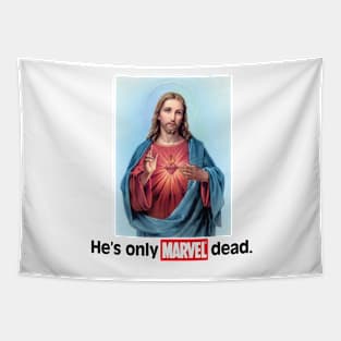 He's Only Marvel Dead Tapestry