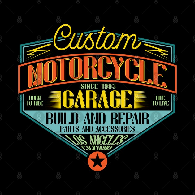 Custom Motorcycle Garage by JabsCreative