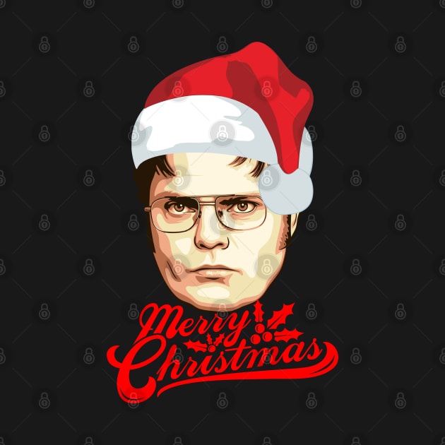 Dwight Schrute Christmas by Amadeus Co