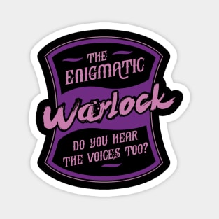 Dungeons & Dragons Warlock Class Magnet