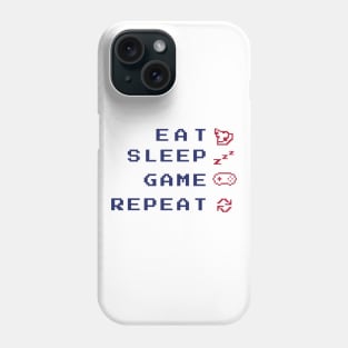 Eat Sleep Game Repeat Phone Case