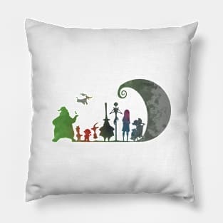 Halloween Inspired Silhouette Pillow