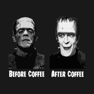 Before and After Coffee T-Shirt