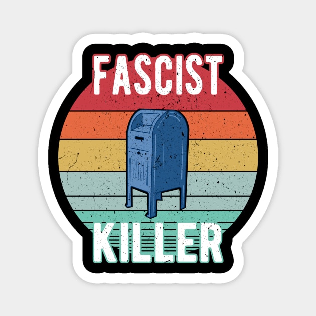 Fascist Killer Postbox Mailbox Magnet by KawaiinDoodle