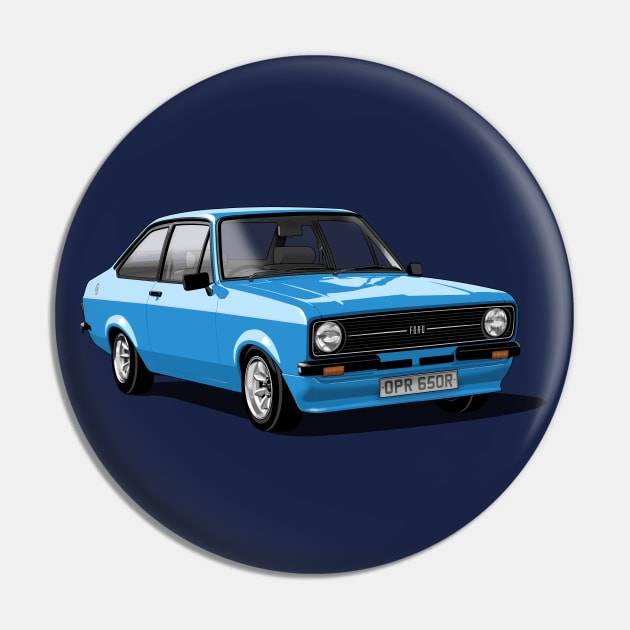 Ford Escort Mk 2 in olympic blue Pin by candcretro