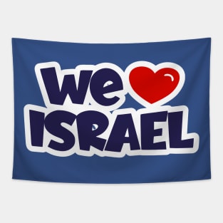 we love israel Tapestry