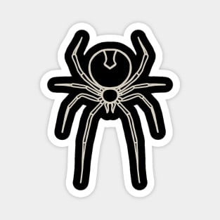 Simply Spooky Collection - Spider - Bat Black and Bone White Magnet