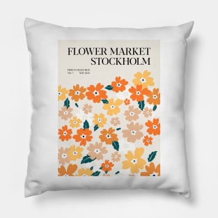 Flower Market Stockholm Pillow