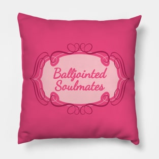 Balljointed Soulmates Design Triple Rose Pillow