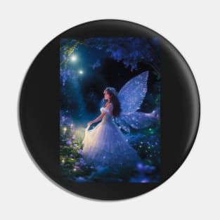 Moonlit Garden Fantasy Pin