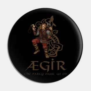 Aegir Norse Mythology Pin