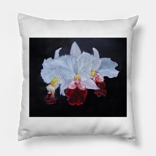 Cattleya Orchid 1 Pillow