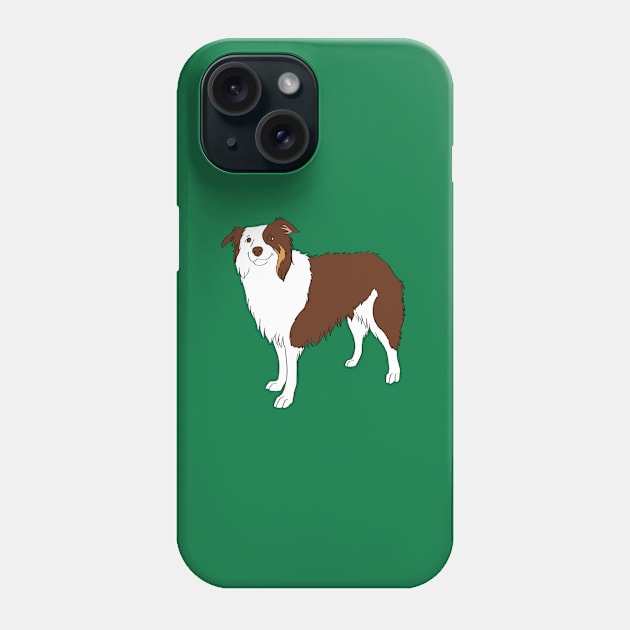 Border Collie Phone Case by Adastumae