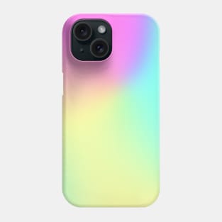 Rainbow Colors Abstract Blurry Gradient Ombre Soft Tie Dye Look Phone Case