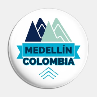 Medellín Colombia Travel Love Pin