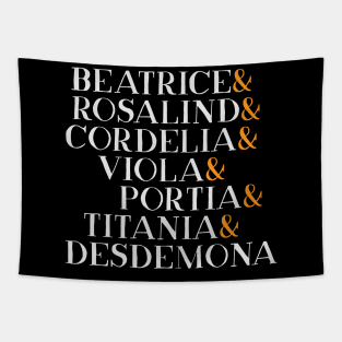 SHAKESPEARE HEROINES Tapestry