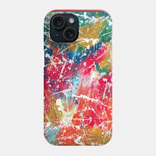 Abstract colorful artwork background Phone Case