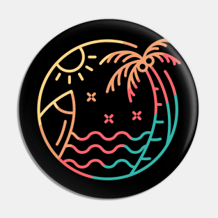 Surf Into Summer Pin