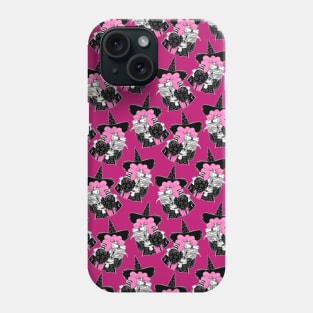 Bookworm Witch Pink Pattern Phone Case