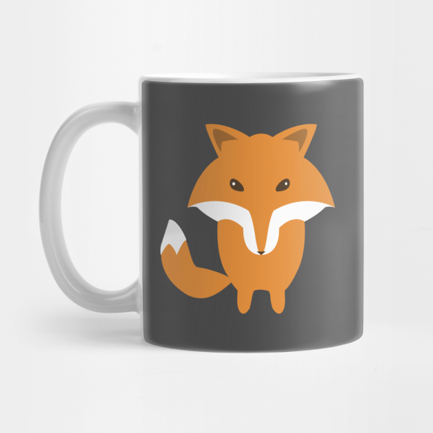 Fox Front View Fox Illustration Mug Teepublic Furry wolf furry art animal costumes cute cosplay fox art werewolves fursuit beautiful creatures pokemon. teepublic