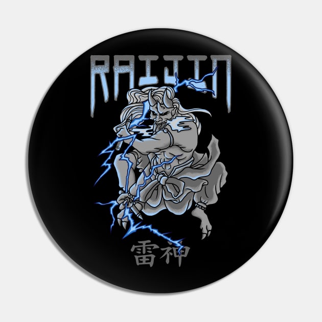 RAIJIN Pin by OXVIANART