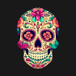 Cinco de Mayo Day Of the Dead Sugar Skull T-Shirt