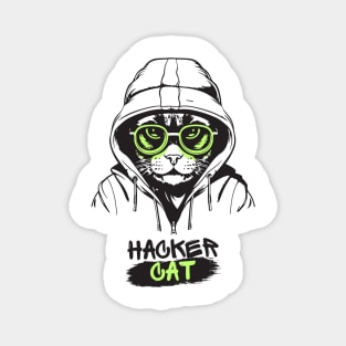 Hacker Cat Magnet