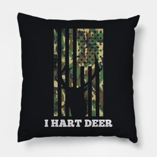 I Hart Deer Pillow