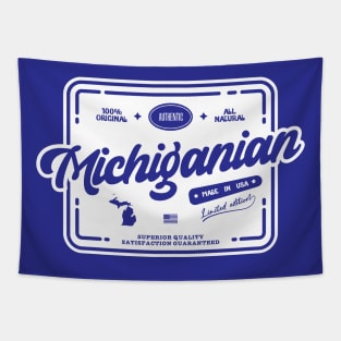 Authentic Michiganian Michigan Fun Print Tapestry