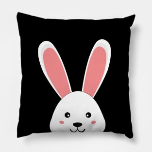 Cute rabbit with big ears Pillow