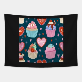 Cupcake valentine Tapestry